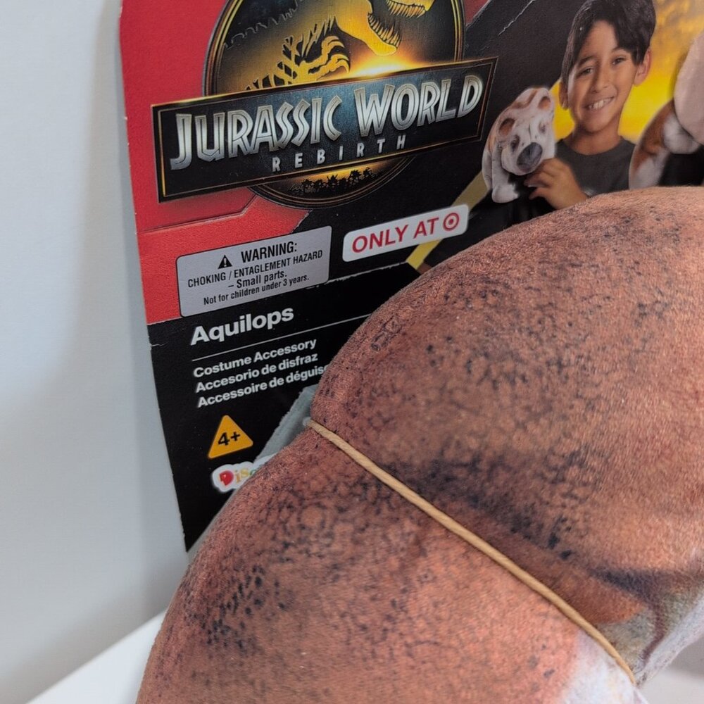 NWT Jurassic World Aquilops (Dolores) Shoulder Pet Stuffed Animal Dinosaur - Picture 3 of 7